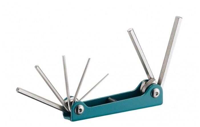 Набір ключів шестигранних складаний 2.5 - 10 мм, 7 предметів 5072F F від компанії Інтернет-магазин "STORETOOLS" - фото 1