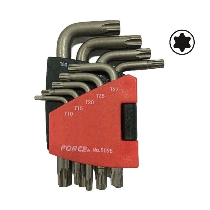 Набір кутових ключів TORX Т10-Т50 9од. (шт.) 5098 F від компанії Інтернет-магазин "STORETOOLS" - фото 1