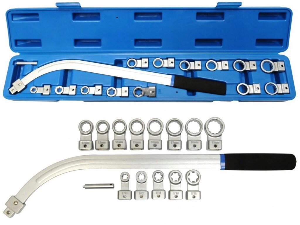 Набір спеціальних ключів накидних QS50635C Quatros від компанії Інтернет-магазин "STORETOOLS" - фото 1