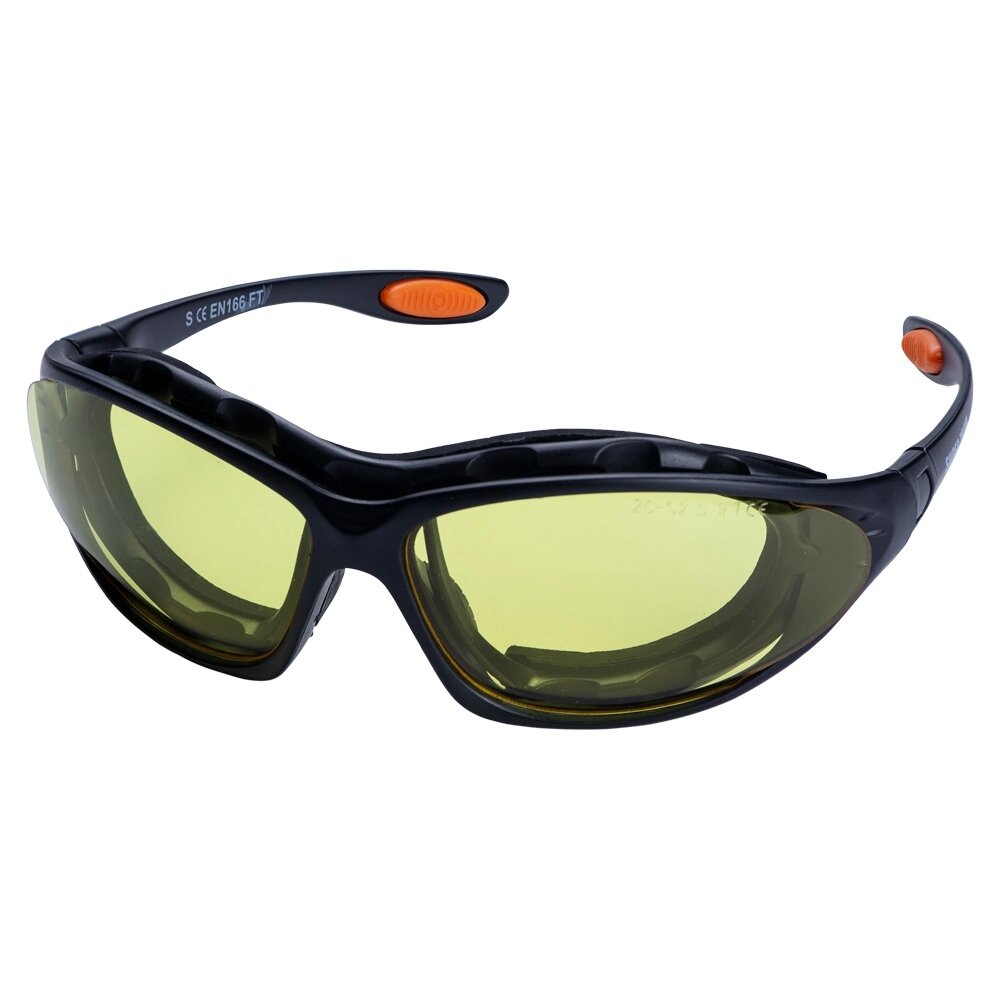 Набір захисні окуляри з обтюратором і змінними дужками Super Zoom anti-scratch, anti-fog (бурштин) SIGMA (9410921) від компанії Інтернет-магазин "STORETOOLS" - фото 1