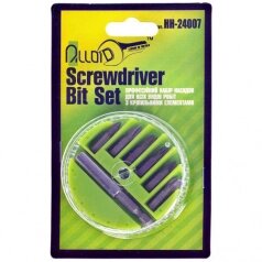 Набір насадок. S2. 7 предметів. (PH1, PH2, PH3, PZ1, PZ2, PZ3, магнітний тримач 1/4x60мм, НН-24007