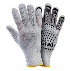 Трикотажні рукавички з точковим покриттям ПВХ GRAD (9442715)