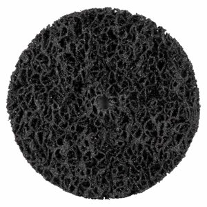 Коло зачистне з нетканого абразиву (корал) Ø100мм без тримача чорний м'який SIGMA (9175821)