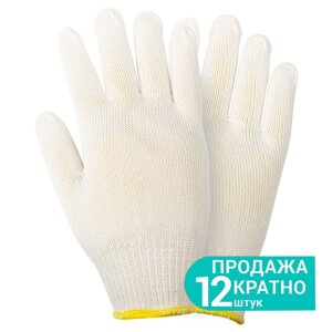 Трикотажні рукавички без точкового покриття ПВХ р10 Майстер (білі) GRAD (9441725)