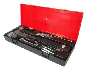 Набір інструментів слюсарно-монтажний (молоток, ножиці, викрутка) у кейсі K8051 JTC