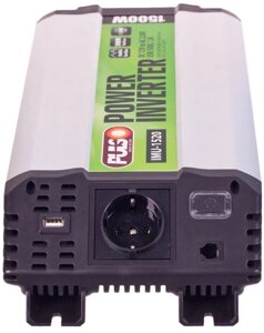 Перетворювач напруги PULSO 12V-220V 1500W USB-5VDC2.0A (IMU-1520)