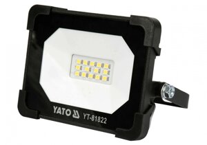Прожектор із SMD-діодним випромінювачем YATO 10 ВТ 900 ЛМ 14 діодів YT-81822