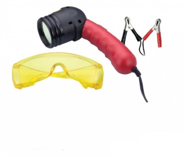 Ультрафіолетовий ліхтар та окуляри для визначення витоку фреону 1444 JTC від компанії Інтернет-магазин "STORETOOLS" - фото 1