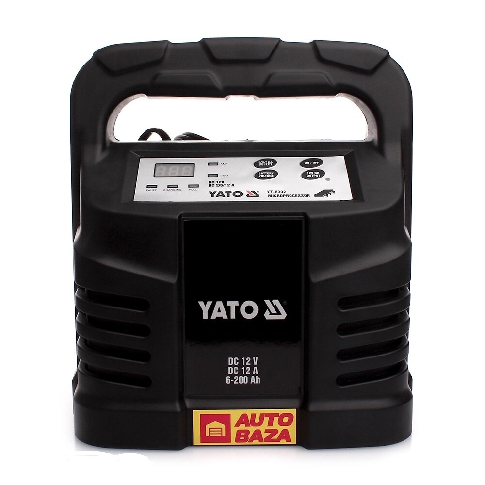 Зарядний пристрій автомобільних акумуляторів YATO YT-8302 від компанії Інтернет-магазин "STORETOOLS" - фото 1