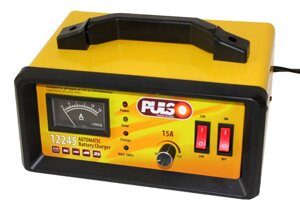 Зарядний пристрій PULSO BC-12245 12-24V, 0-15A, 10-190Ahr, LED-ампер., ручне регулювання