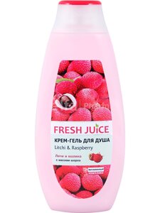 Гель для душу Litchi&Raspberry 400 мл Fresh Juice