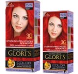 Фарба для волосся 5.5 червона горобина Glori's 50 мл