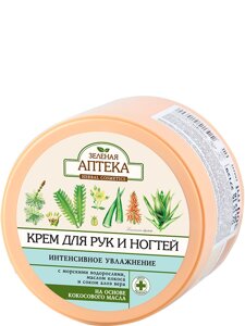 Крем для рук і нігтів Інтенсивне зволоження. З морськими водоростями 300 мл Зелена Аптека