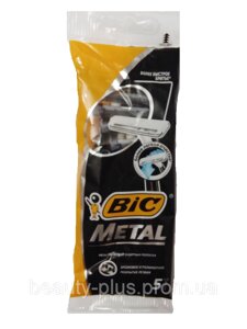 BIC чоловічі одноразові верстати для гоління BIC Metal 1уп/5 шт.