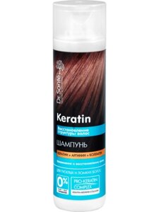 Шампунь для відновлення структури волосся 250 мл Dr. Sante Keratin