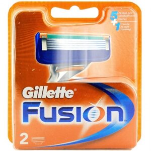 Змінні касети для гоління Gillette Fusion 2 шт. в пакованні