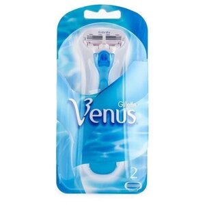 Жіночий станок для гоління Gillette Venus з двома змінними касетами