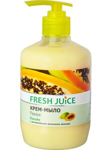 Рідке крем-мило зі зволожувальним молочком авокадо Papaya 460 мл Fresh Juice