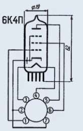 6К4П Пентод від компанії Електро Mag (Електро маг) - фото 1