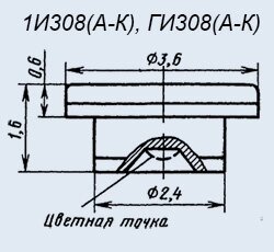 Діод тунельний ГІ308І