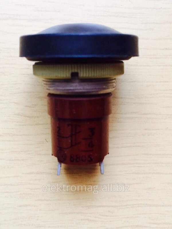 Кнопка двополюсна К4-1П НАЗ. 604.012 від компанії Електро Mag (Електро маг) - фото 1