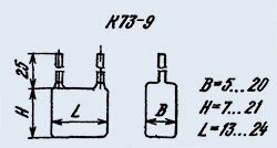 Конденсатор фольгований К73-9 0.1 мкф 100