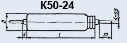 Конденсатор оксидно-електролітичний К50-24 1000 мкф 25