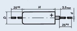 Конденсатор оксидно-напівпровідниковий К53-1 33 мкф 15