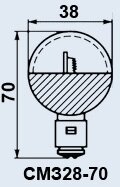 Лампа літакова СМЗ-28-70 P20d/21 від компанії Електро Mag (Електро маг) - фото 1