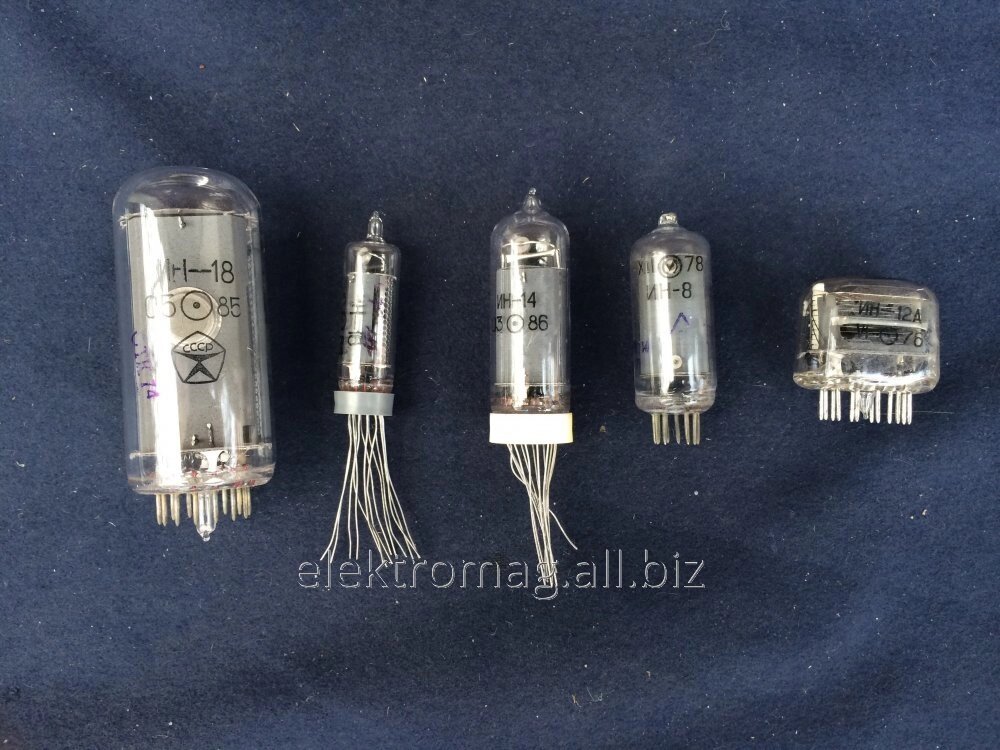 Nixie tube IN-1, IN-2, IN-3, IN-4, IN-8, IN-8-2, IN-9, IN-12 IN-13, IN-15, IN-16, IN-17 , IN-18, ІV-16, ІV-13 від компанії Електро Mag (Електро маг) - фото 1