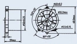 Вентилятор ДВО-0.5-400