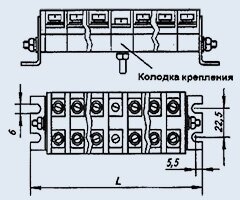 Клема КБ-10 10А 5