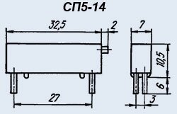 Резистор змінний СП5-14 1Вт 47К