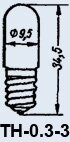 Неонова лампа ТН-0.3-3 E10/13