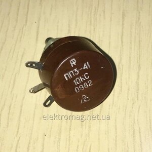 Резистор змінний ПП3-41 10К