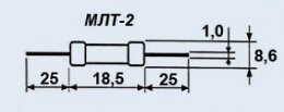 Резистор постійний МЛТ-2 8.2