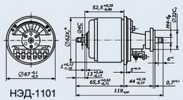 Сельсин-приймач НЕД-1101 кл. 1