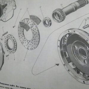 Барабан Муфти Реверс редуктор на двигун 3Д12 (сб. 1225-03-1)