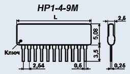 Набір резисторів НР1-4-9М 0.125 Вт 680