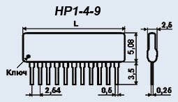 Набір резисторів НР1-4-9 0.125 Вт 15К