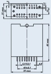 Реле електромагнітне проміжне РЕП-11-440 24В