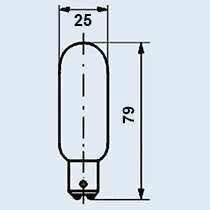 Лампа розжарювання Ц-235-245-10 B15d/18