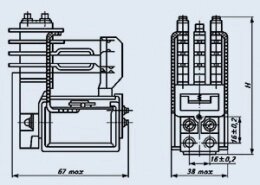 Реле проміжне РПУ-2-06440 220В 50Гц