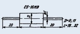 Резистор постійний С5-16МВ 1Вт 0.68