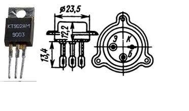 Транзистор біполярний КТ902АМ від компанії Електро Mag (Електро маг) - фото 1
