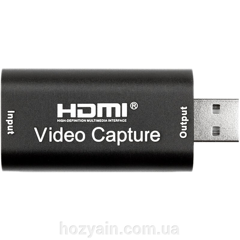 Адаптер PowerPlant HDMI (F) - USB 2.0 (M) CA912353 від компанії hozyain. com. ua - фото 1