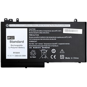 Акумулятор PowerPlant для ноутбуків DELL Latitude 12 5000 (RYXXH) 11.1V 3400mAh NB441105