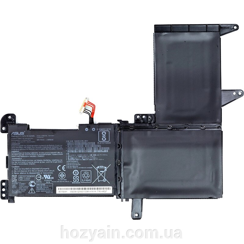 Акумулятор для ноутбуків ASUS VivoBook S15 (B31N1637) 11.52V 3653mAh (original) NB431120 від компанії hozyain. com. ua - фото 1