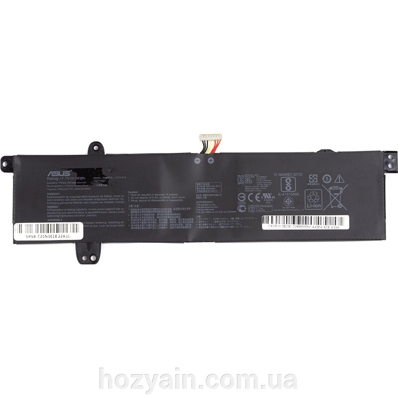 Акумулятор для ноутбуків ASUS X402B (C21N1618) 7.7V 4780mAh (original) NB431656 від компанії hozyain. com. ua - фото 1