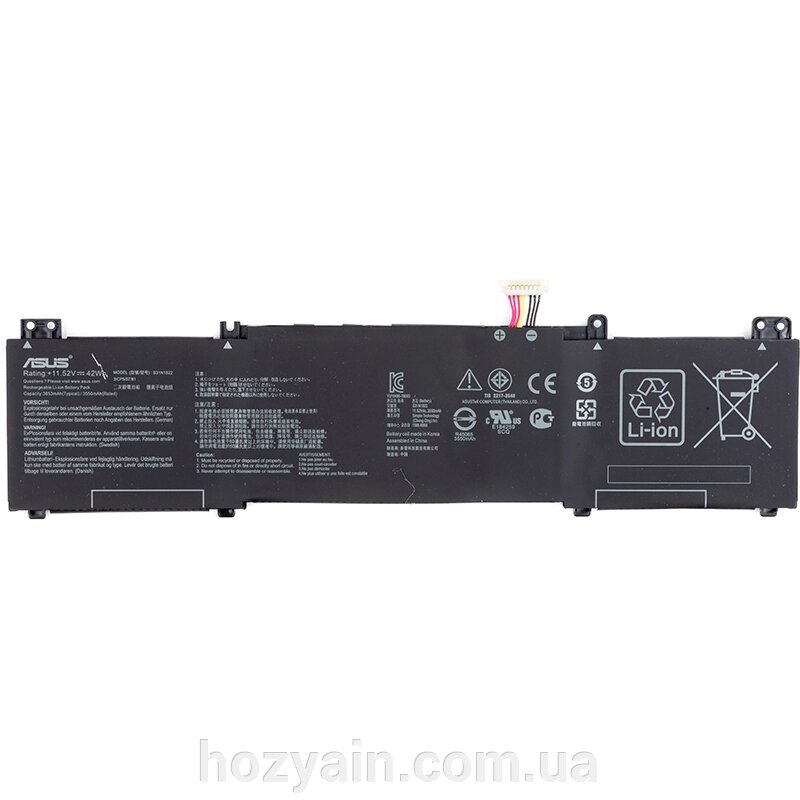 Акумулятор для ноутбуків ASUS ZenBook Flip 14 (B31N1822) 11.52V 3653mAh (original) NB431465 від компанії hozyain. com. ua - фото 1